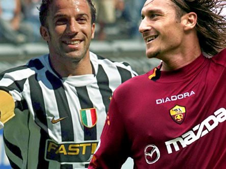 Del Piero e Totti