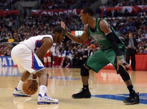 Chris Paul straordinario nella sfida contro i Celtics | ©Harry How/Getty Images