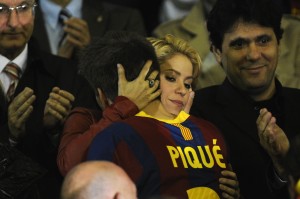 Piquè e Shakira in posa con il pancione | © David Ramos/Getty Images