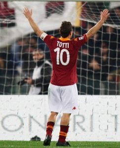 Francesco Totti gol n. 225|   © Paolo Bruno/ Getty Images