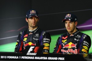 Sebastian Vettel e Mark Webber ©Mark Thompson/Getty Images