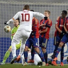 La punizione vincente di Francesco Totti 