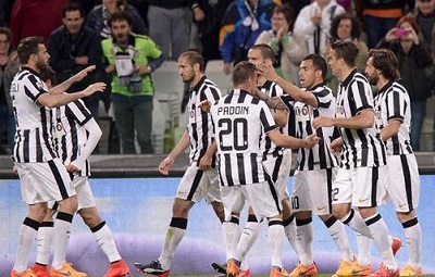 L'esultanza dei calciatori della Juventus | Foto Twitter