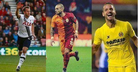 Kane, Sneijder e Soldado | Foto Twitter