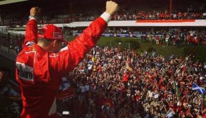 Michel Schumacher festeggia la vittoria | Foto Twitter