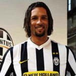 Amauri alla presentazione maglia Juventus