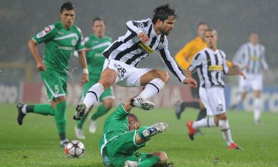 Champions League 3 Giornata: Juventus – Maccabi Haifa 1-0. I bianconeri soffrono ma vincono. Felipe Melo out 3 settimane