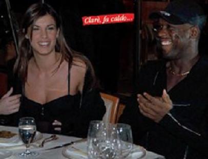 La Canalis beccata insieme a Seedorf in un hotel a Londra