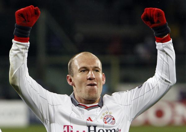 Champions League: il Bayern colpisce ancora con Robben, battuto il Lione 1-0