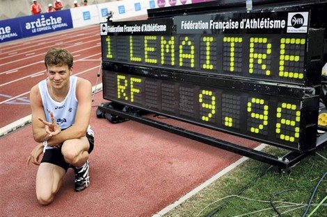 Lemaître, il primo bianco a scender sotto i 10 secondi