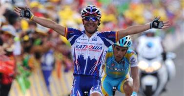 Tour de France: tappa a Rodriguez. Schleck conserva la maglia gialla