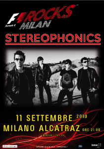 Vinci il concerto degli Stereophonics al F1 Rocks