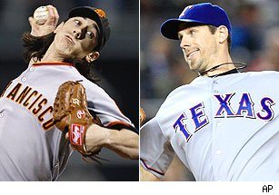 MLB: Questa notte al via le World Series tra Giants e Rangers