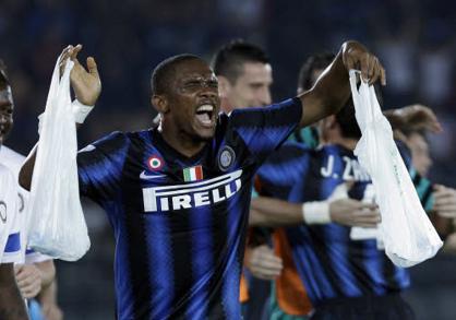 Giallo Inter: l’esultanza di Eto’o? Uno sfottò per Benitez