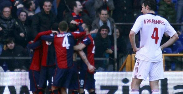 Il Milan non vince più, il Genoa impone l’1-1