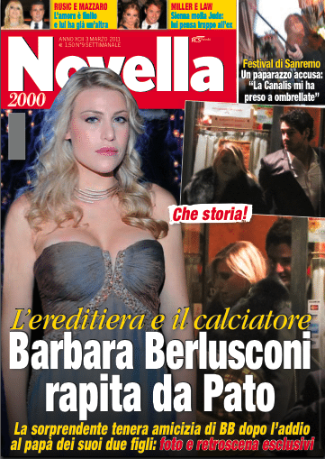 Barbara Berlusconi a cena con Pato. E’ amore?