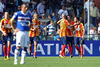 Colpaccio Lecce, Samp in caduta libera