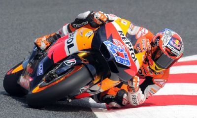 Silverstone: prime libere a Stoner. Rossi nelle retrovie