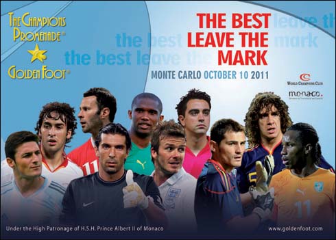 Buffon, Eto’o e Zanetti tra i 10 candidati al Golden Foot 2011