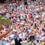 Czech player Petra Kvitova celebrates wi