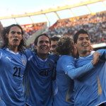 Edinson Cavani, Alvaro Gonzalez e Luis Suarez