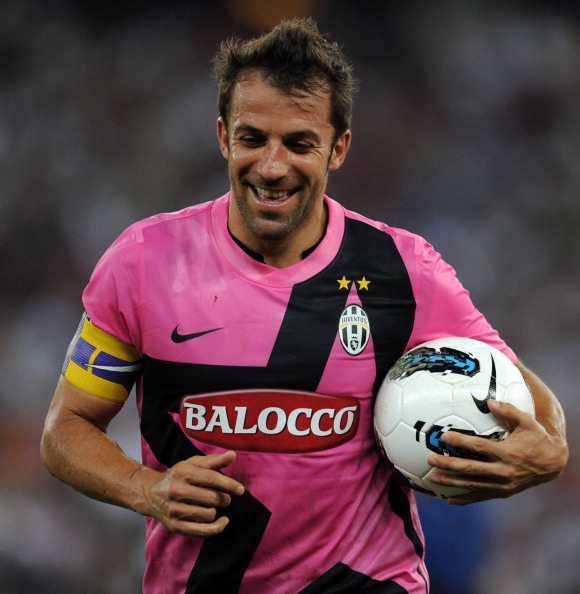 Juve – Parma, Del Piero in campo dal 1′