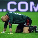 AC Milan’s goalkeeper Chistian Abbiati r
