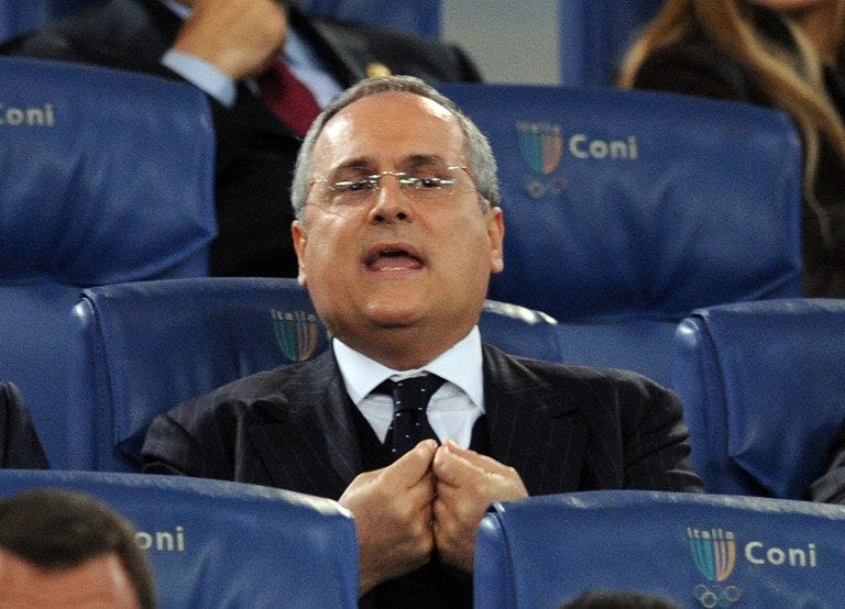 Lotito sospeso da presidente Lazio e consigliere Figc