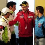 Ducati Team’s Italian Valentino Rossi (C
