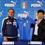 Prandelli con la maglia azzurra