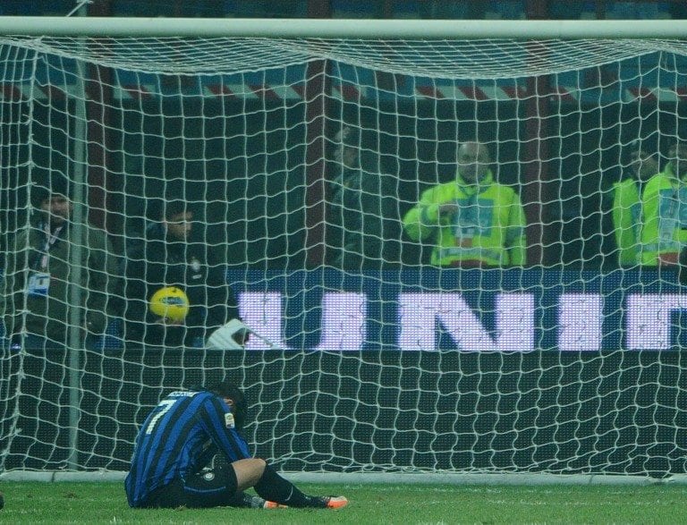 Inter Udinese 0-1, le pagelle. Patatrak Pazzini