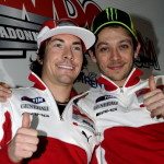 Nicky Hayden e Valentino Rossi