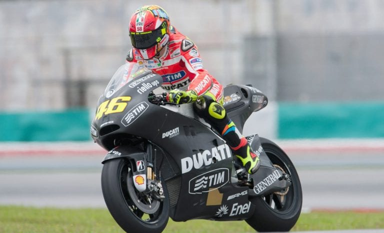 Test MotoGP, buon esordio Ducati. Rossi chiude 5°