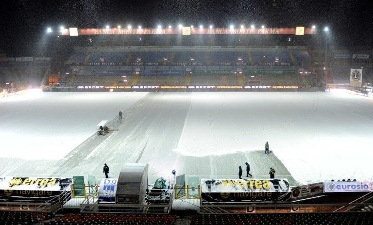 Parma Juventus rinviata per neve. Recupero il 7 marzo?