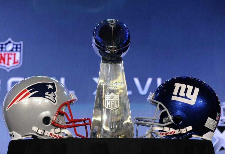 NFL Super Bowl, New England Patriots-New York Giants, Brady vs Manning