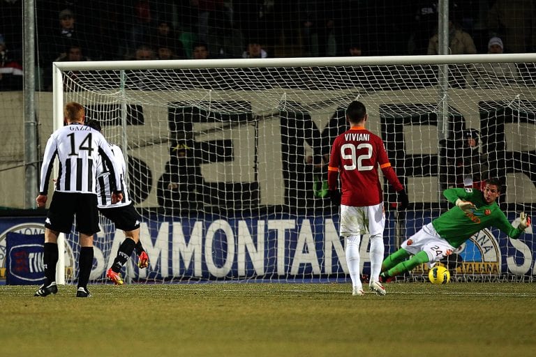 Siena Roma 1-0, decide Calaiò su rigore