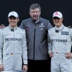 Rosberg, Brawn e Schumacher