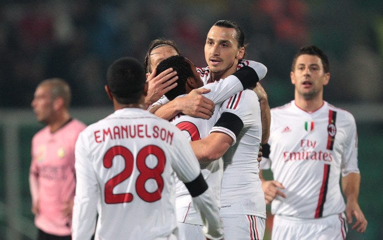 Palermo – Milan 0-4, tripletta dell’alieno Ibrahimovic