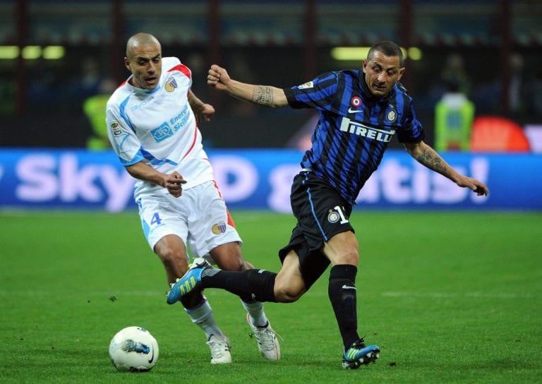 Inter – Catania 2-2, pagelle. Almiron top, Pazzini flop