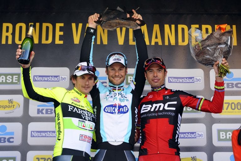 Giro delle Fiandre, Tom Boonen concede il tris. Pozzato secondo