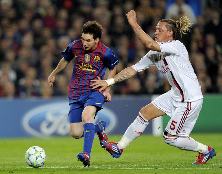 Barcellona – Milan 3-1 pagelle “legge” Messi. Ibra svalutation