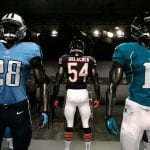 Divise NFL Tennessee Titans, Chicago Bears e Jacksonville Jaguars