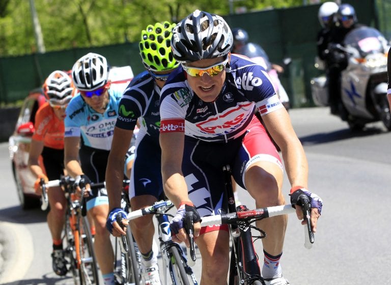 Il Giro d’Italia con il Bambino in braccio, Lars Bak vittoria in solitario