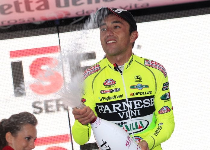 Il Giro d'Italia col bambino in braccio, bravo Rabottini Il Pallonaro