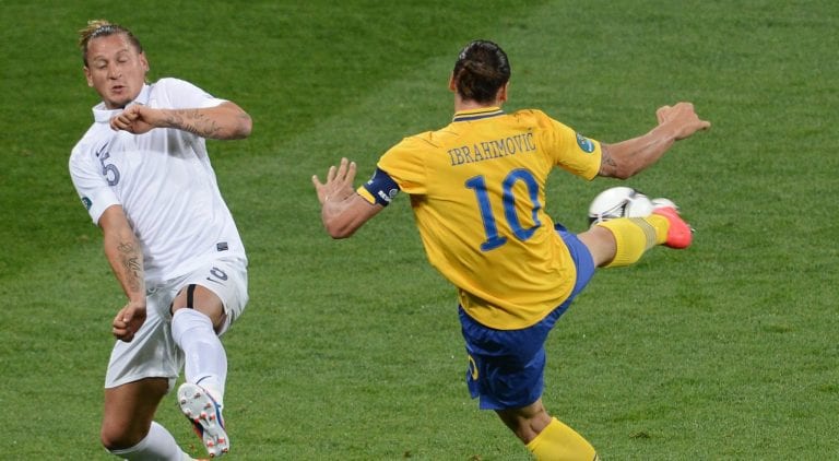 Svezia-Francia 2-0, Ibrahimovic in gol. Francesi secondi