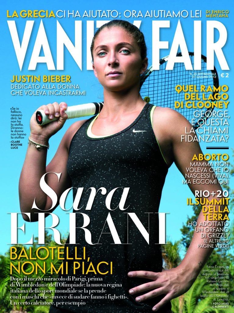 Sara Errani su Vanity Fair “detesto Balotelli”