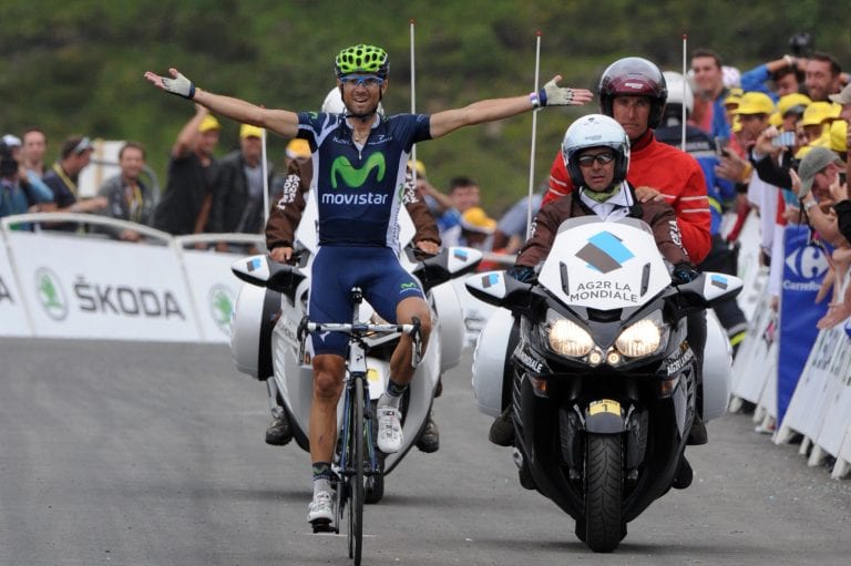 Spettacolo Valverde, Nibali resa su Wiggins