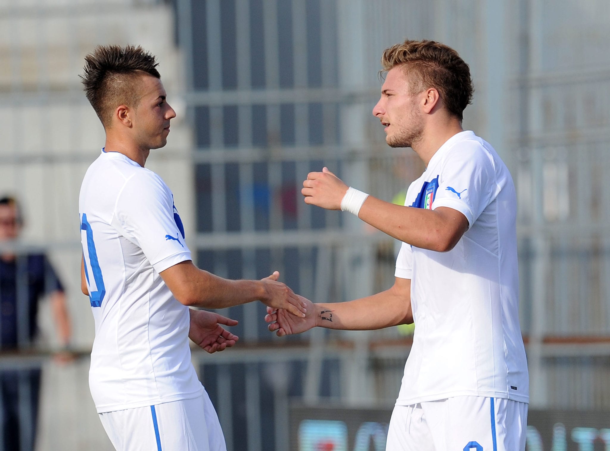 Stephan El Shaarawy and Ciro Immobile