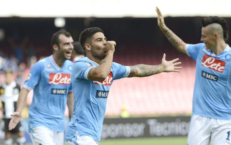 Napoli-Parma 3-1, prima gioia per Insigne