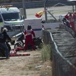 Hayden crash ad Aragon